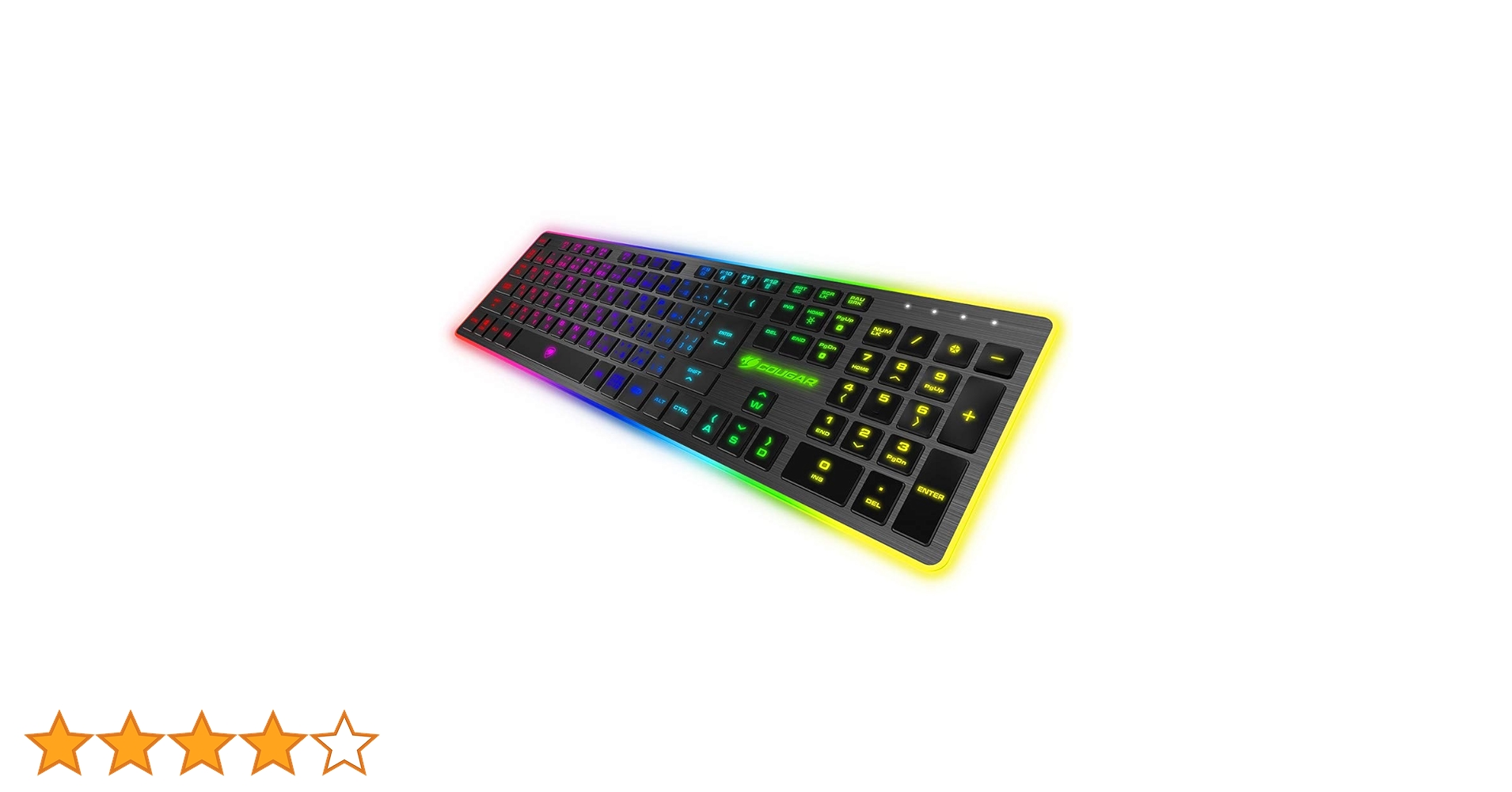 Amazon.co.jp: COUGAR ゲーミングキーボード VANTAR オーロラ